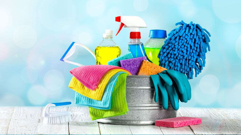 use of chemicals when cleaning